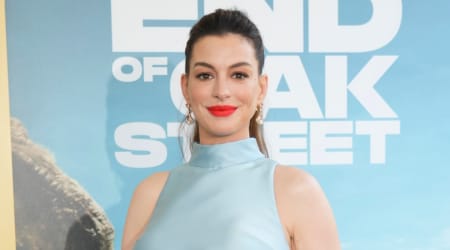Anne Hathaway reacts to fake pregnancy rumors after baby bump photos from latest outing go viral