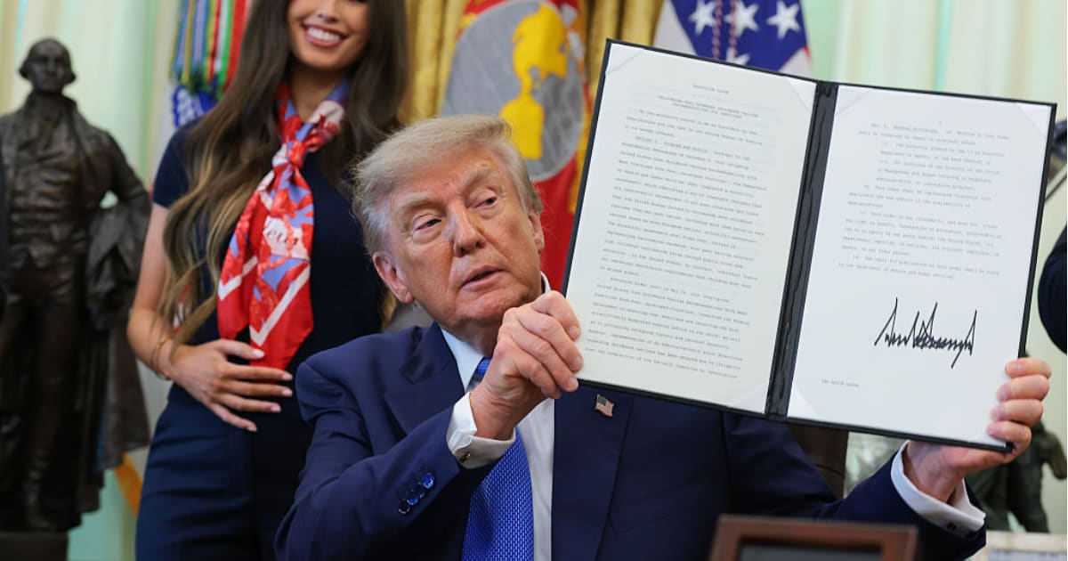 The order built on the Trump administration’s efforts to overhaul the childhood vaccine schedule under Health and Human Services Secretary Robert F Kennedy Jr, a longtime critic of vaccines (Getty Images)