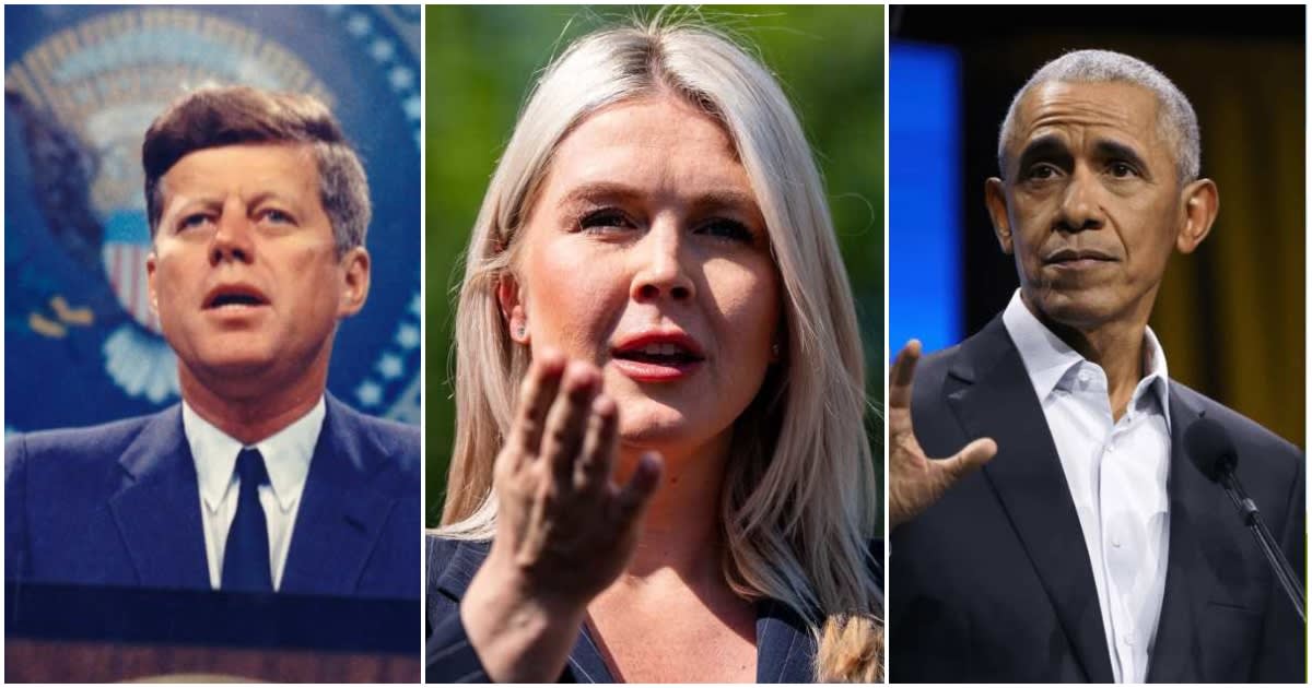 Karoline Leavitt praised Donald Trump's policies as making America safer and more affordable, while warning against Democrats ahead of the midterm elections (Getty Images, AP Photo/Alex Brandon)