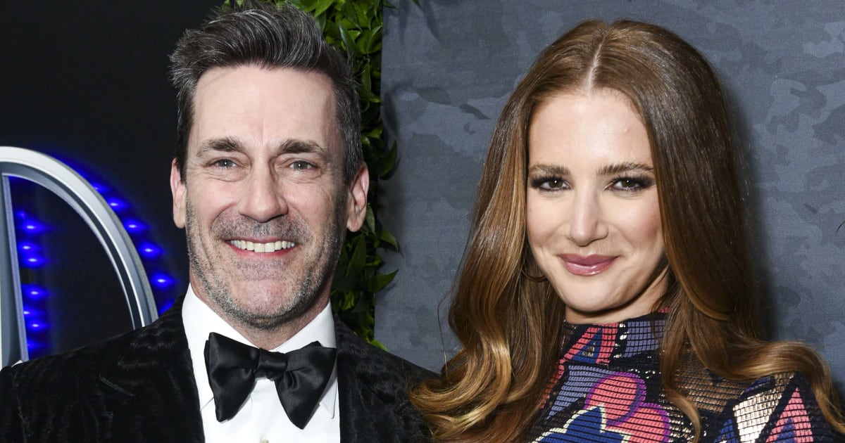 Jon Hamm and Anna Osceola got married in June 2023 (Getty Images)