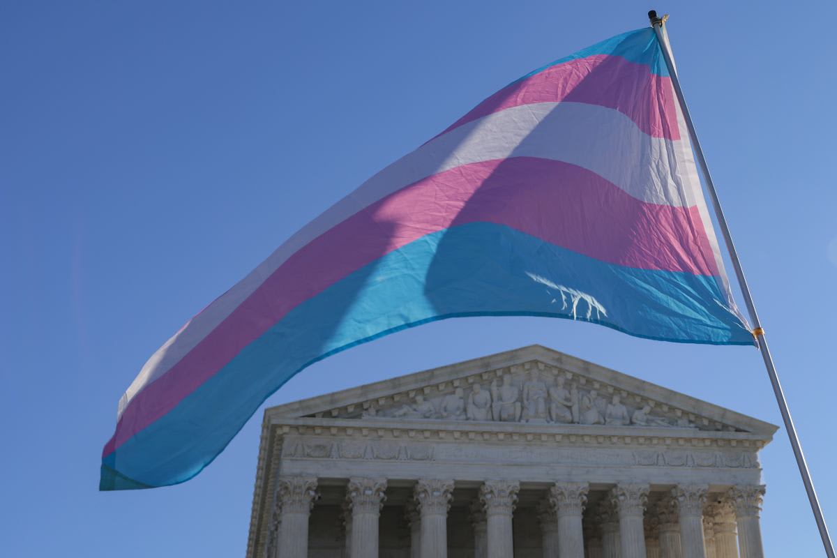 The Trump administration has taken action to force school districts to end their trans-inclusive policies (Getty Images)