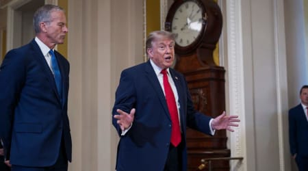 Trump picked a fight with his own Senate leader and Republicans are now picking sides