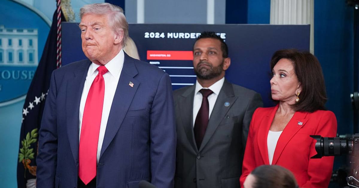 President Donald Trump pressed the Reflecting Pool case after Jeanine Pirro dropped former Olympian David Hearn's charges (Getty Images)
