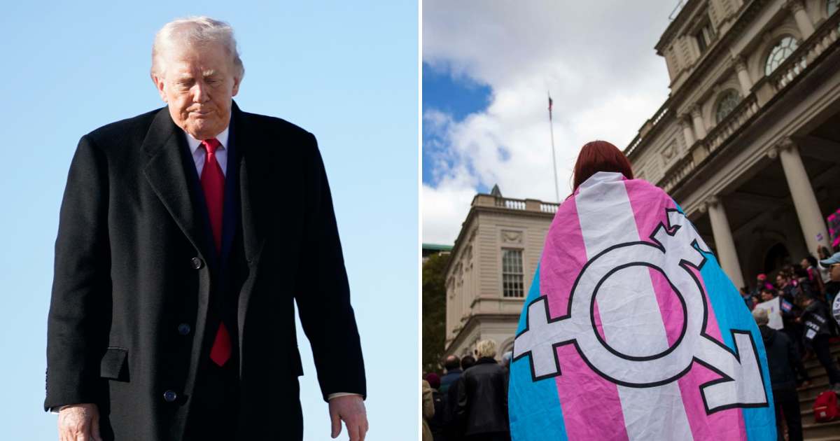 The Trump administration finalized a rule ending federal Medicaid and CHIP funding for gender-affirming care for minors, effective October 13  (AP Photo, Getty Images)