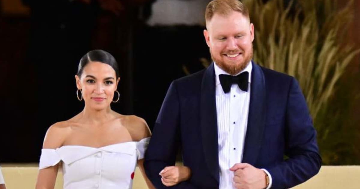 Alexandria Ocasio-Cortez and Riley Roberts have faced fresh split speculation after her egg-freezing announcement (James Devaney/GC Images)
