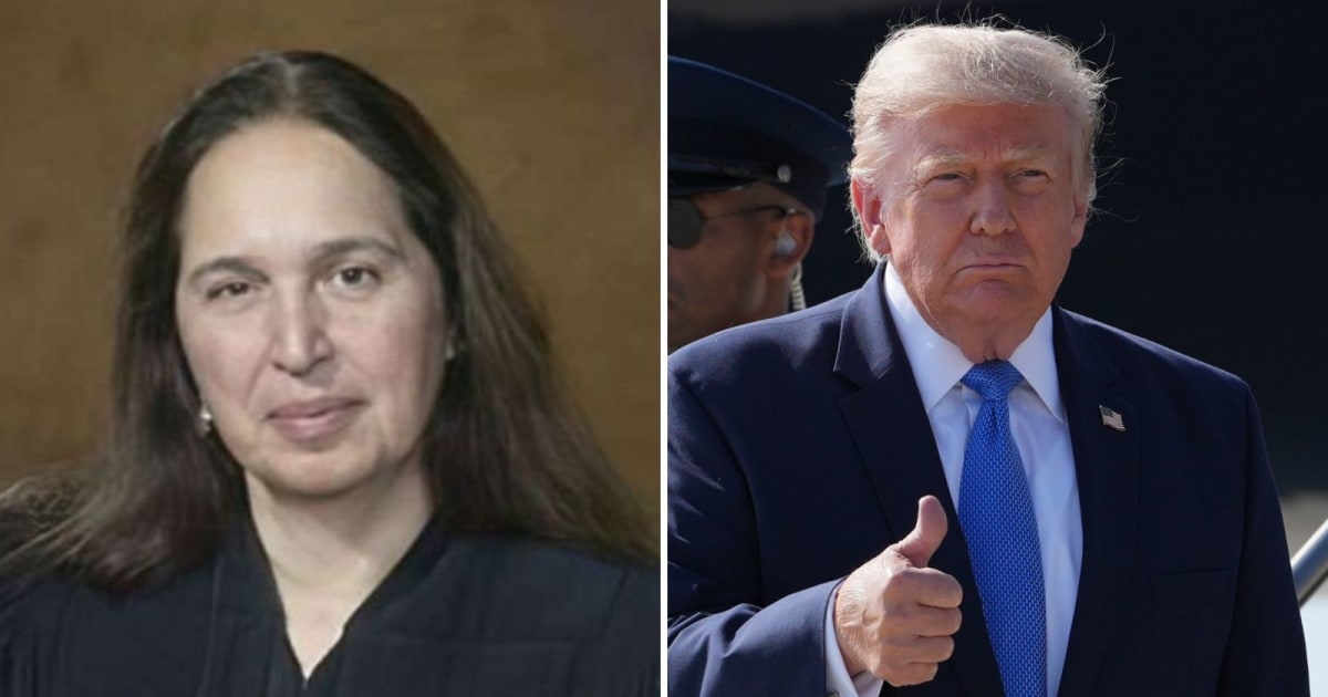 Federal Judge Indira Talwani has issued another ruling against President Donald Trump’s order targeting mail-in voting ahead of the midterm elections (X/@ericdaugherty, AP Photo)