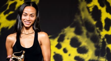 Zoe Saldana says it’s ‘frustrating’ when women and actors of color face political questions
