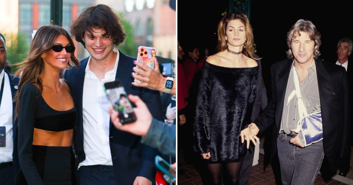 Homer Gere recalled bringing up Richard Gere and Cindy Crawford’s past marriage just 20 minutes after meeting Kaia Gerber (Getty Images)