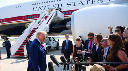 Trump's secret Air Force One switch had a hidden twist involving his top officials