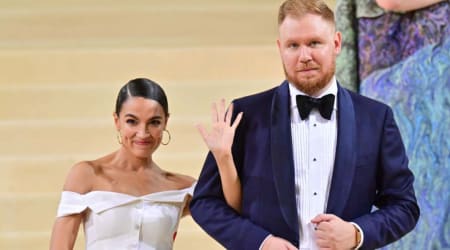 AOC asked about Riley Roberts split gives cryptic reply but doesn't deny reports