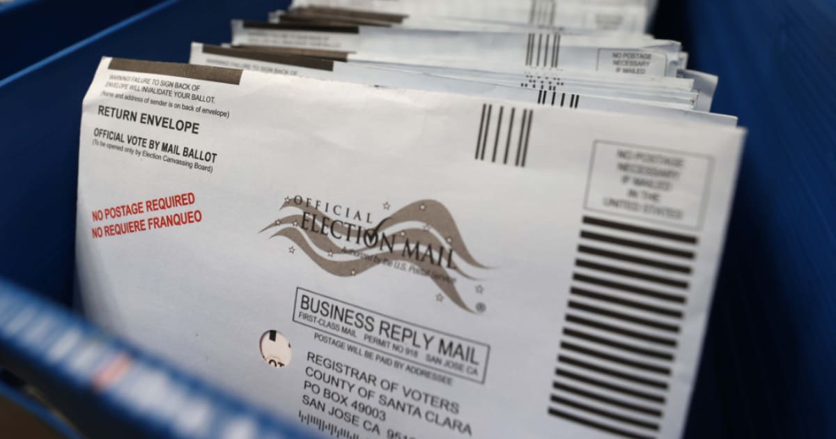 The Trump administration asked the Supreme Court to revive parts of the president's executive order tightening federal mail-ballot rules ahead of the midterms (Getty Images)