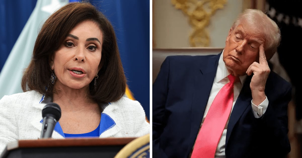 President Donald Trump has repeatedly criticized Jeanine Pirro over her decision to drop the Reflecting Pool case (Getty Images)