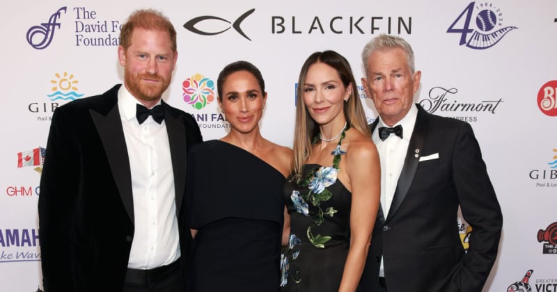 David Foster denies snubbing Meghan Markle after awkward red carpet video goes viral