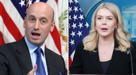 ‘Her role in this country is only beginning’: Stephen Miller pays heartfelt tribute to Leavitt