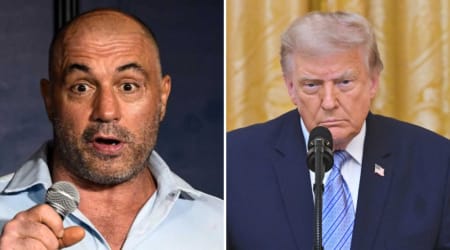 'Imagine if it blew up': Joe Rogan in disbelief over Trump using press as decoys in plane switch