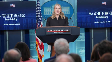 From Signalgate to Iran: Karoline Leavitt’s biggest tests at White House podium
