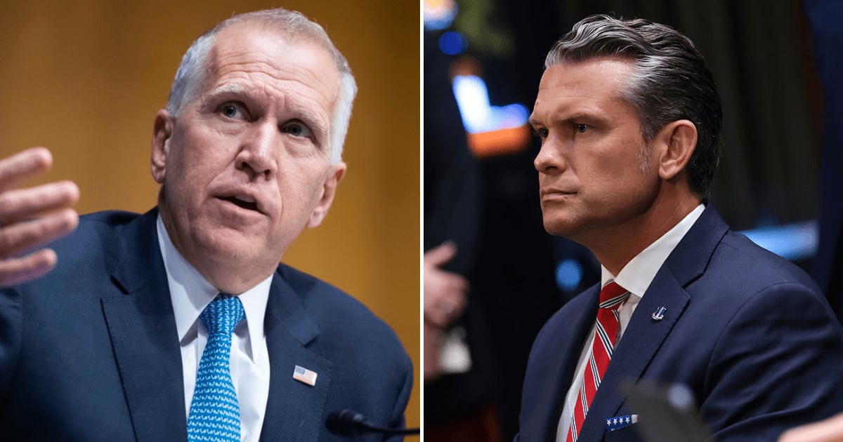 GOP senators urged Pete Hegseth to include Democrats in Pentagon briefings as the administration sought support for Trump’s trillion defense budget (Getty Images)
