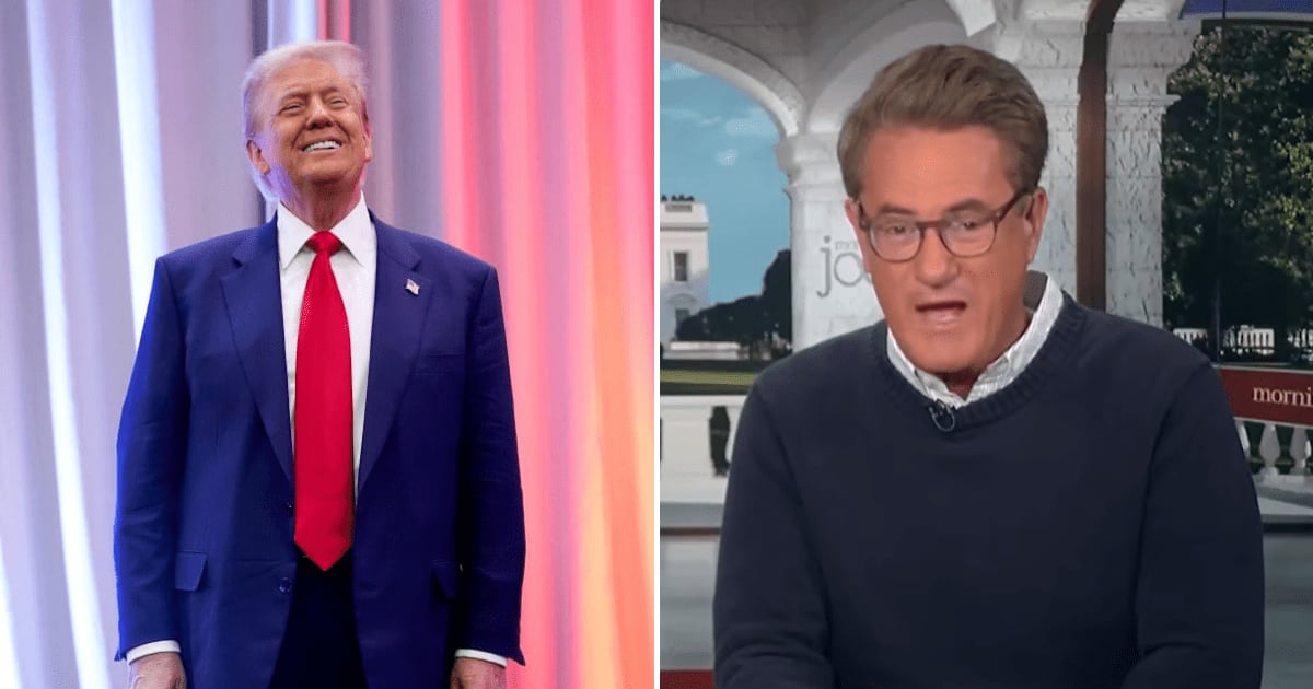 Joe Scarborough accidentally admits the truth about Biden’s border crisis while trying to dunk on Trump (Getty Images, MS NOW/ Youtube)