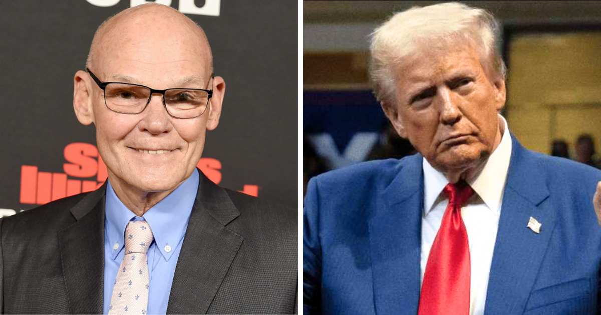 James Carville distinguished that shift from President Trump’s weak approval numbers, saying the country is beginning to 'turn away from him' as his standing falls. (Getty Images)