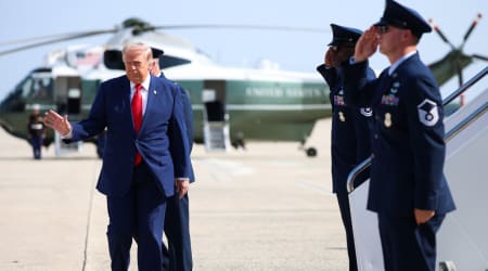 'Scares the hell out of me': Clinton nuclear football aide warns over Trump’s Air Force One swap