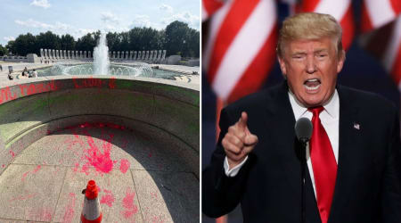 'First reflecting pool, now this': Trump's WWII memorial 'animal' hunt ends in felony charges
