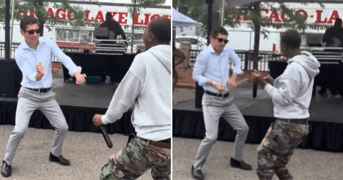 Internet trolls Minneapolis Mayor Jacob Frey after he dances at Black Entrepreneur State Fair (@blackstatefair/tiktok)