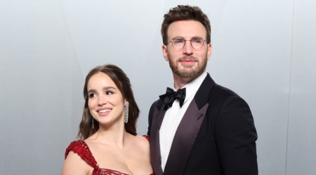 Chris Evans says fatherhood gives him a 'really good reason' to stay home with Alba Baptista
