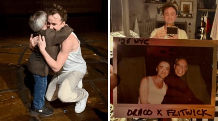 Tom Felton gets emotional as 'Harry Potter' costar Warwick Davis watches his Broadway performance