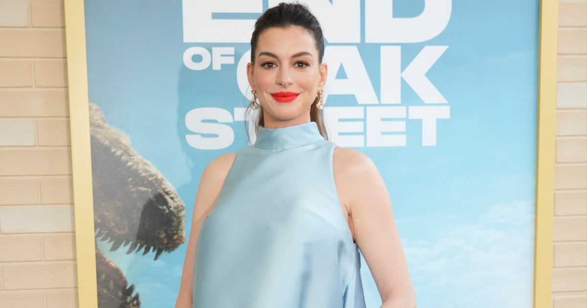 Anne Hathaway discussed the long-awaited third installment of ‘The Princess Diaries’ at D23 2026 (Jordan Strauss/Invision/AP)