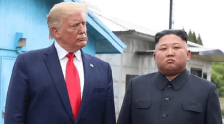 Trump posts 'unfriendly' Kim Jong Un photo and reveals what the picture misses