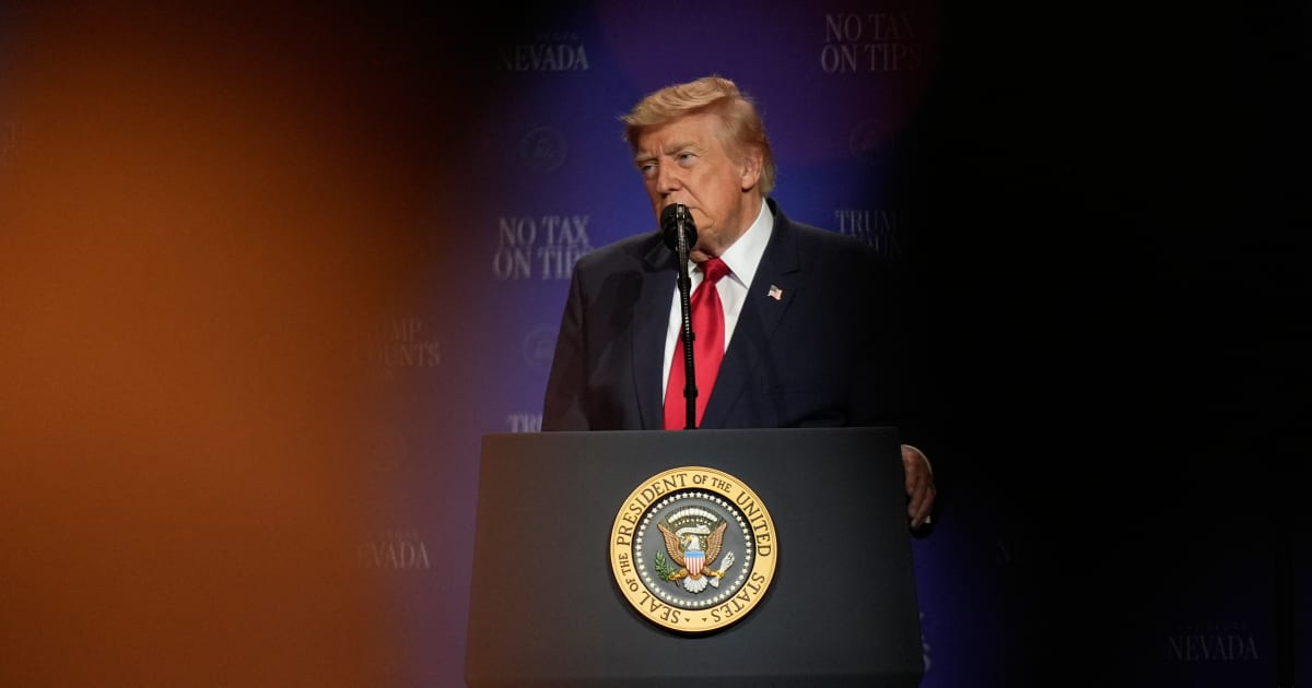 A viral social media claim alleged that DOJ whistleblowers had revealed a shocking side of President Donald Trump (AP Photo/John Locher)