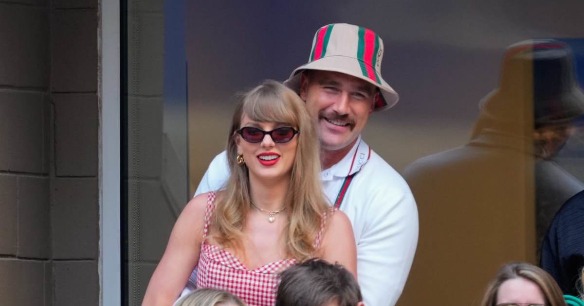 Taylor Swift and Travis Kelce, 36, kept a low profile after their wedding before Swift debuted bangs and a shorter haircut in London (Getty Images)