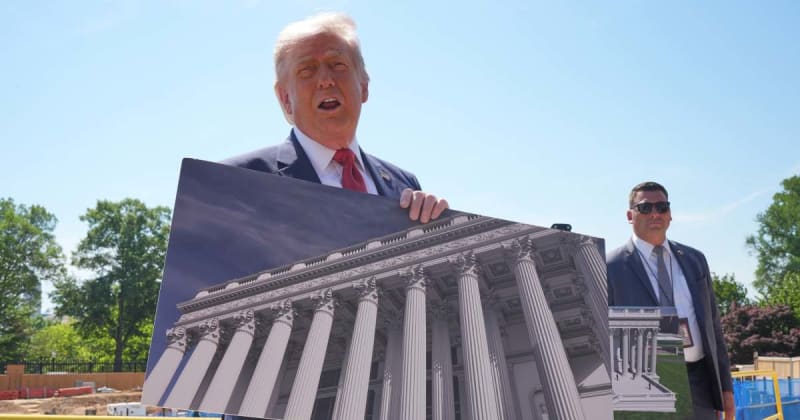 'Thank you, George’: Trump’s White House ballroom post takes an unexpected turn