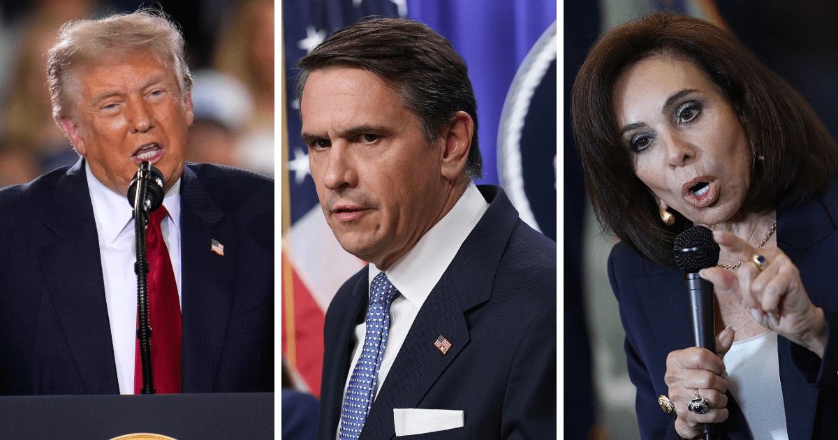 Todd Blanche made the comments on NBC’s ‘Meet the Press’ Sunday, August 16, while discussing Jeanine Pirro’s handling of alleged monument vandalism cases. (AP Photo/Getty Images/Getty Images)