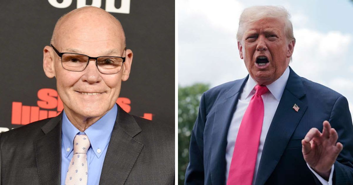 Democratic strategist James Carville warned President Donald Trump that Americans are disengaging from him (Gregg DeGuire/Getty Images, Anna Moneymaker/Getty Images)