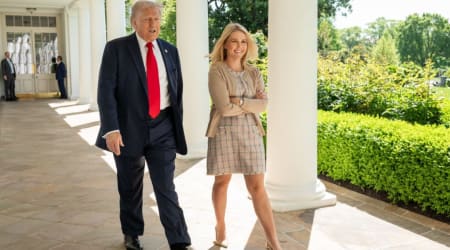 Trump 'concerned' Karoline Leavitt likes her kids more than him, then eyes her replacement