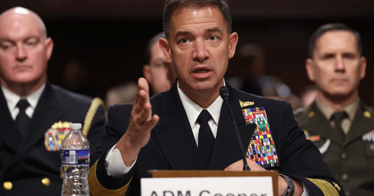 Adm Brad Cooper praised the USS Abraham Lincoln crew’s teamwork and resilience, calling his visit 'awe-inspiring' and stressing mental health (Getty Images)