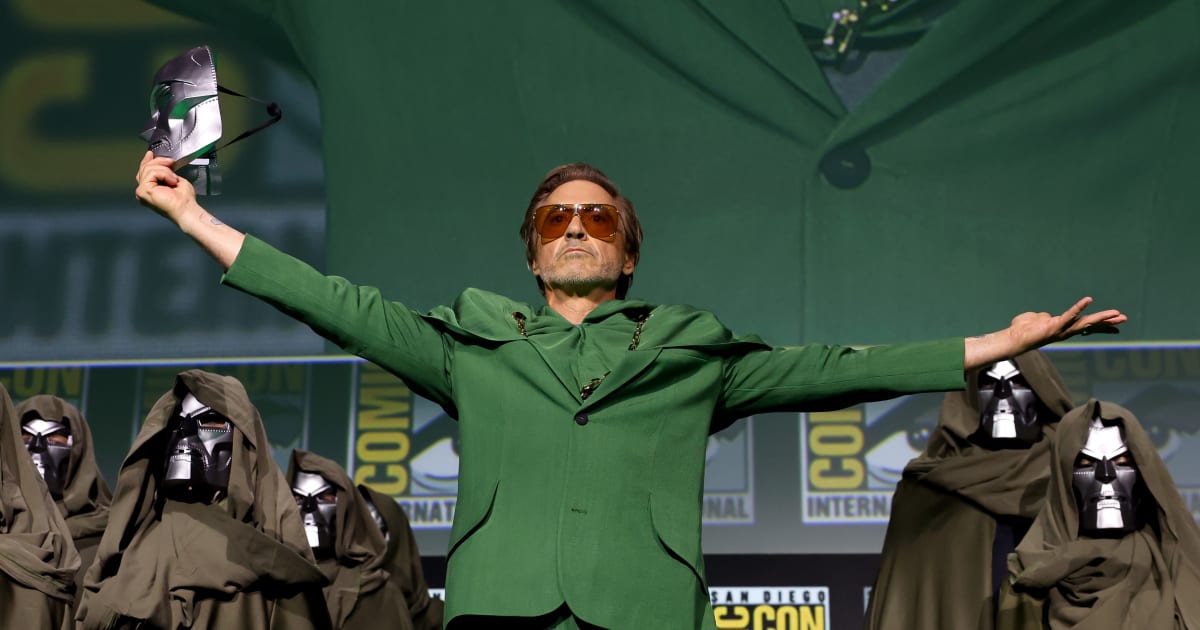 Robert Downey Jr discussed taking on Doctor Doom in 'Avengers: Doomsday' and experiencing the MCU from a different perspective (Getty Images)