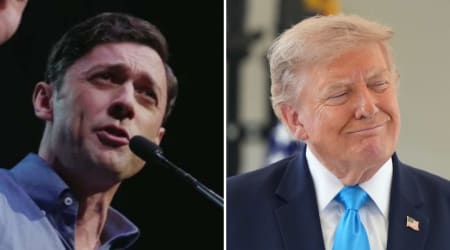 'He sleeps through his meetings’: Ossoff contrasts Lincoln sailors’ record deployment with Trump