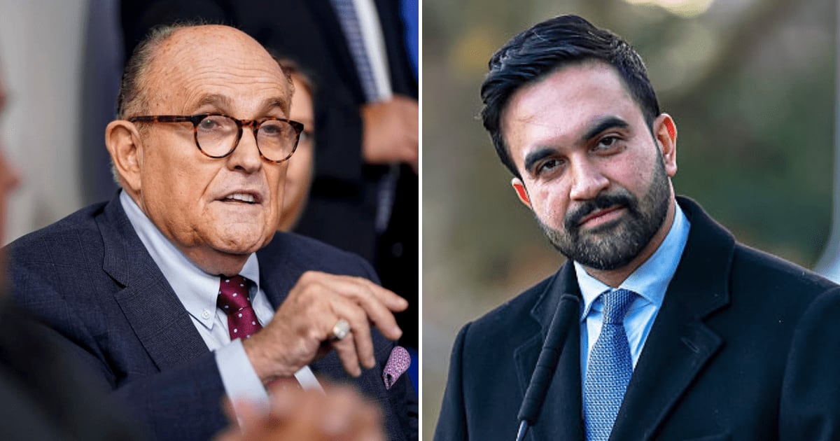 A viral post claims former New York City Mayor Rudy Giuliani announced that current Mayor Zohran Mamdani is under investigation for alleged ties to extremist groups and foreign governments (Getty Images)