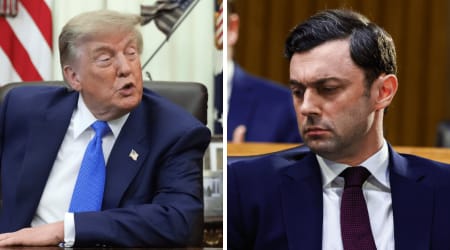 'Pee-wee Herman lookalike': Trump hits back at Jon Ossoff over ballroom criticism