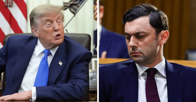 'Pee-wee Herman lookalike': Trump hits back at Jon Ossoff over ballroom criticism