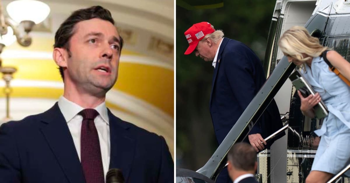 Jon Ossoff dismissed 2028 presidential run speculation, calling it 'fantasy football' and urging Democrats to focus on the 2026 midterm elections (Getty Images, AP Photo)