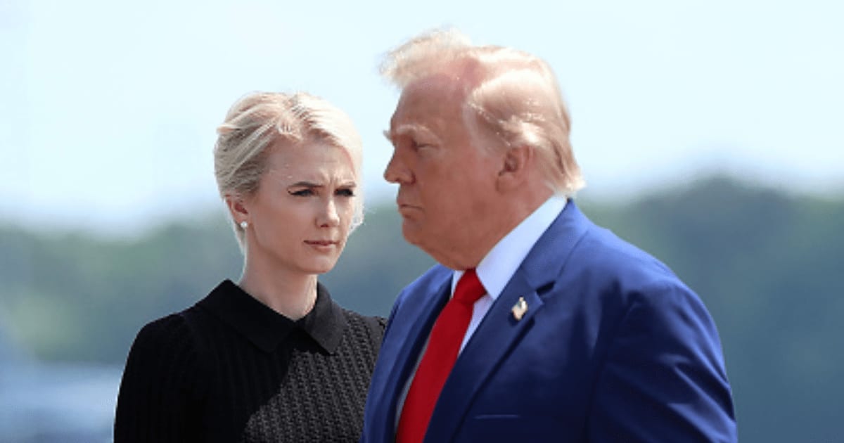 A viral video shows Natalie Harp praising Donald Trump as her 'Good Samaritan' and crediting his Right to Try Act with helping her access cancer treatment (Getty Images)