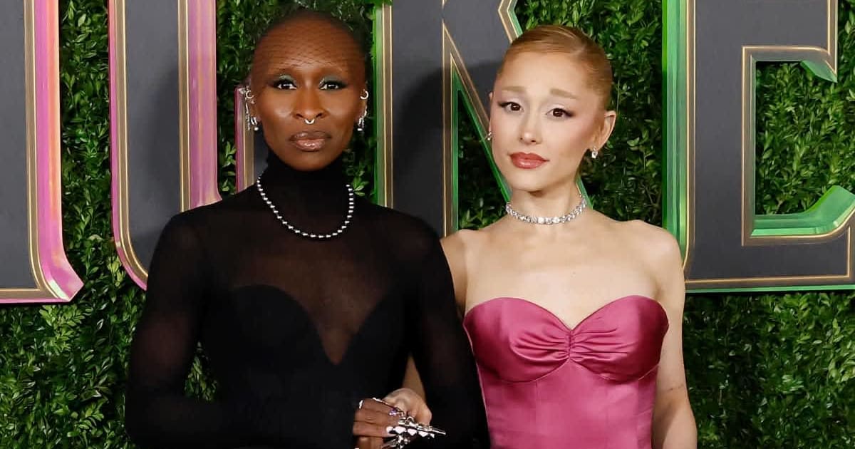 Cynthia Erivo surprised Ariana Grande fans at London’s O2 Arena by joining her onstage during the Eternal Sunshine tour for a special reunion (Taylor Hill/FilmMagic)