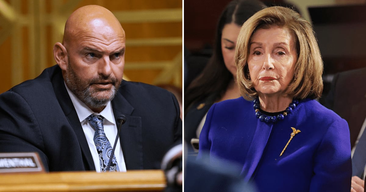 The claim surfaced as Democratic Sen John Fetterman continues to make headlines for clashing with members of his own party (AP Photo/Getty Images)