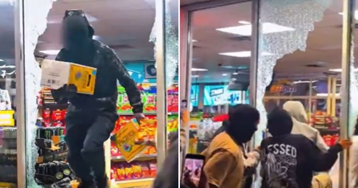 Compton chaos caught on camera as 'teen takeover' spills into family store (mattvanswol/X)
