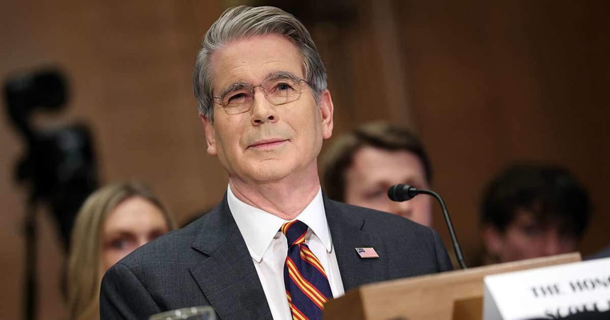 Treasury Secretary Scott Bessent testifies before the Senate Committee on Banking, Housing, and Urban Affairs in the Dirksen Senate Office Building on February 05, 2026 in Washington, DC. (Getty Images)