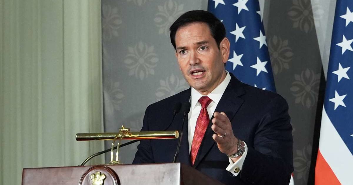 Rubio, in a statement, announced that he is imposing restrictions on ICC President Tomoko Akane, who is Japanese, and senior trial lawyer Abdoulaye Seye, who is Senegalese.(AP Photo/Julia Demaree Nikhinson, Pool)
