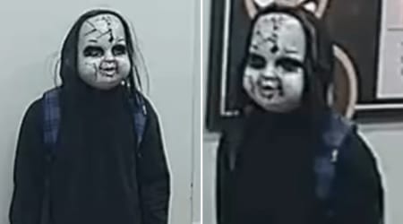 'Are you ready to die?' Chilling Chucky-masked stranger stalks jogger, remains on run in Philadelphia